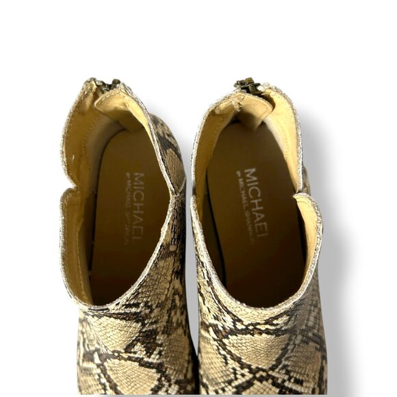 Michael Shannon Snake Skin Python Booties 8 - Like New - Picture 6 of 10